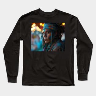 American Indian, Portraits 001 Long Sleeve T-Shirt